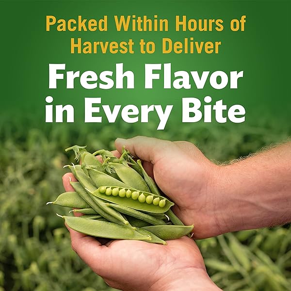 DEL MONTE FRESH CUT NO SALT ADDED SWEET PEAS, CANNED VEGETABLES, 15 OZ CAN