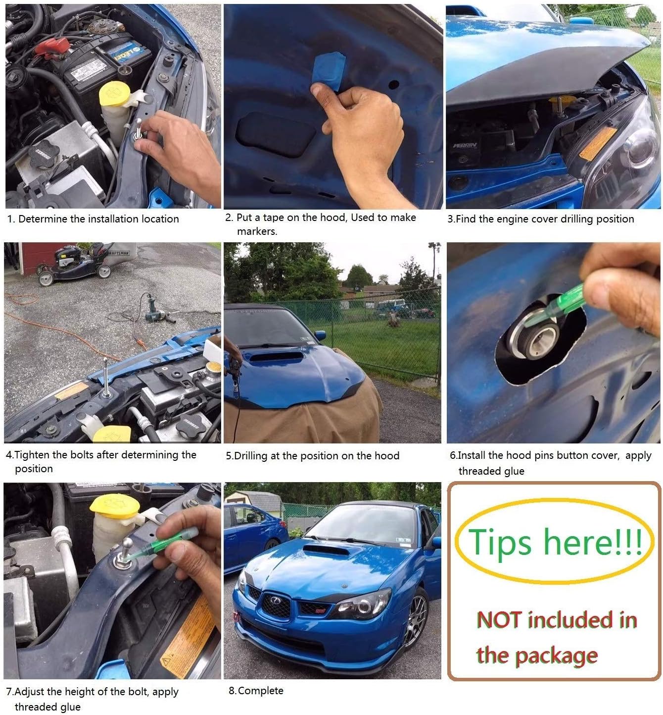 Sparkleum 1 Pair Universal Quick Release Latch Push Button Low Profile