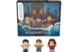 Little People Collector Supernatural TV Show Special Edition Set, 3 Figures for Adults & Fans in Display Package