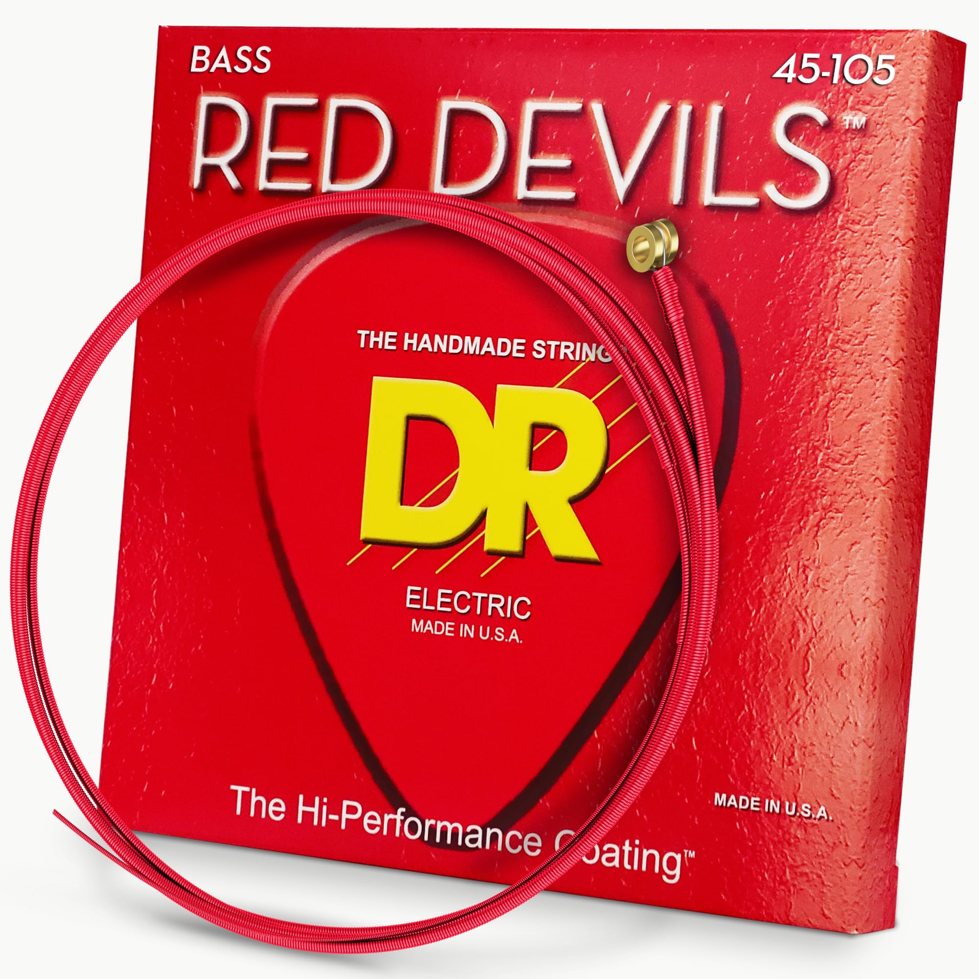 DR Strings RDB-45DR Strings Red Devils Bass Medium, Nickel