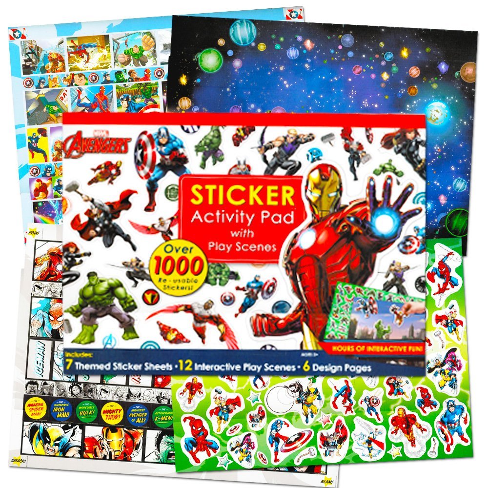 Bendon Marvel Super Heroes Ultimate Sticker Activity Pad Buy Online in