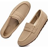 Vespiero Loafers for Women Comfortable Slip on Work Flats Shoes Womens Dressy Casual Walking Shoes