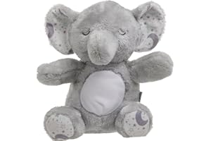 DreamGro Plush Animal Toys - Soft and Cuddly Stuffed Animals for Kids - Cute and Adorable Gifts for Boys and Girls - Perfect for Playtime, Nursery Decor, and Bedtime (Grey Elephant)