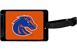 Siskiyou Sports Unisex NCAA Boise State Broncos Luggage Tag, Black, 3.25"