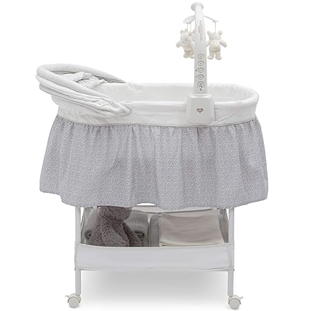 delta illusions soothe and glide bassinet