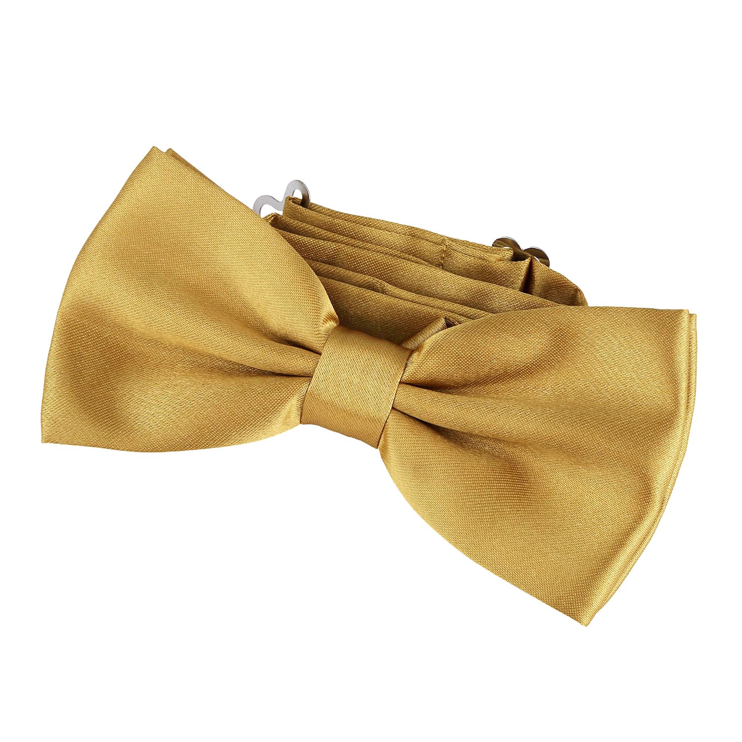 DonDon classy bow tie pre tied and adjustable brass