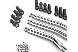 Generic Club 5 Racing Husky Link Hi-Clearance Suspension Links for Redcat Fusion/Ascent, Silver