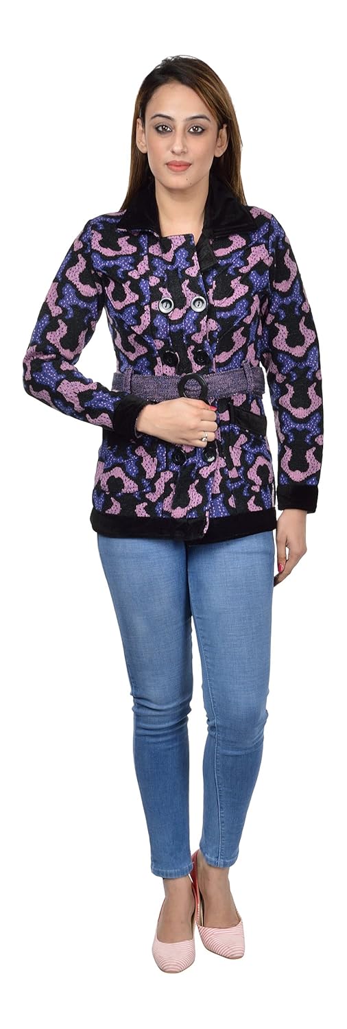 pilot full sleeve coat style woolen women cardigan