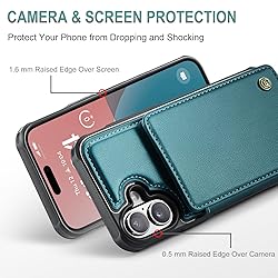 Vinich for iPhone 16 Plus 6.7" Wallet Case with