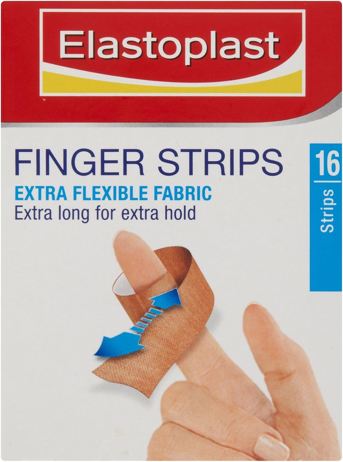 Elastoplast® Finger Strips 16 Extra Long Strips x 10 boxes, 16 Count (Pack of 10) - Image 3