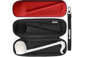 Otamatone Official Slim Case (Regular - 10.7 inch) Musical Instrument Toy Synthesizer Hard Shell Cover, Smooth Fitted Protective Interior with Official Logo Strap (Red)