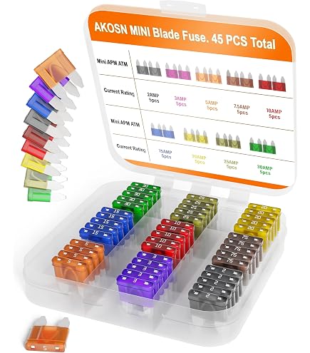 220-Piece Auto Blade Fuse Assortment Kit For Car Truck Motorcycle Boat – 32V Max
