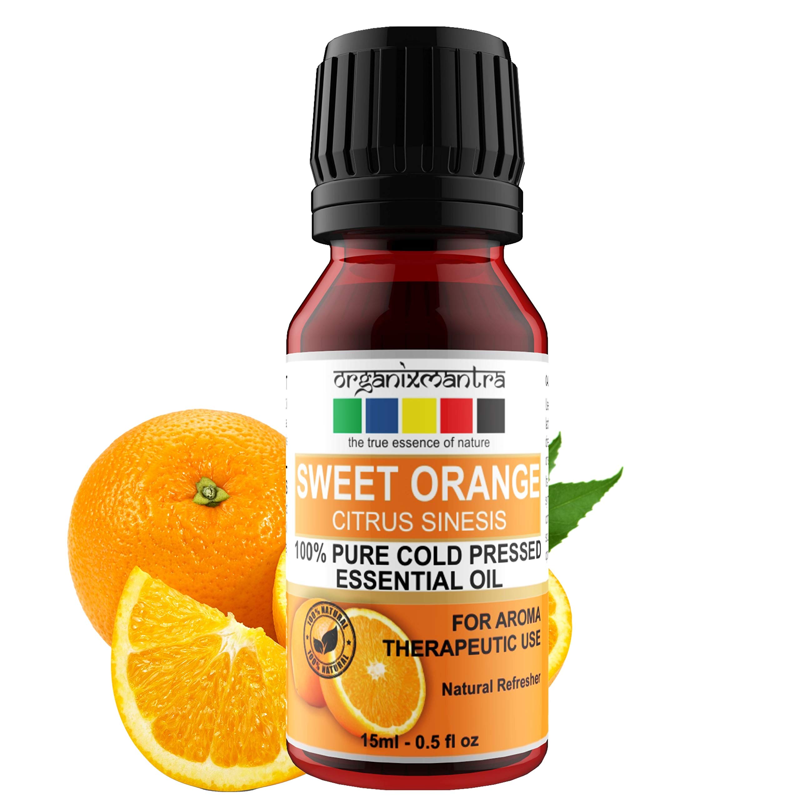 Organix Mantra Sweet Orange Essential Oil Cold Pressed 100 Pure Aroma Therapeutic Grade 15ml Buy Online In Bulgaria At Bulgaria Desertcart Com Productid