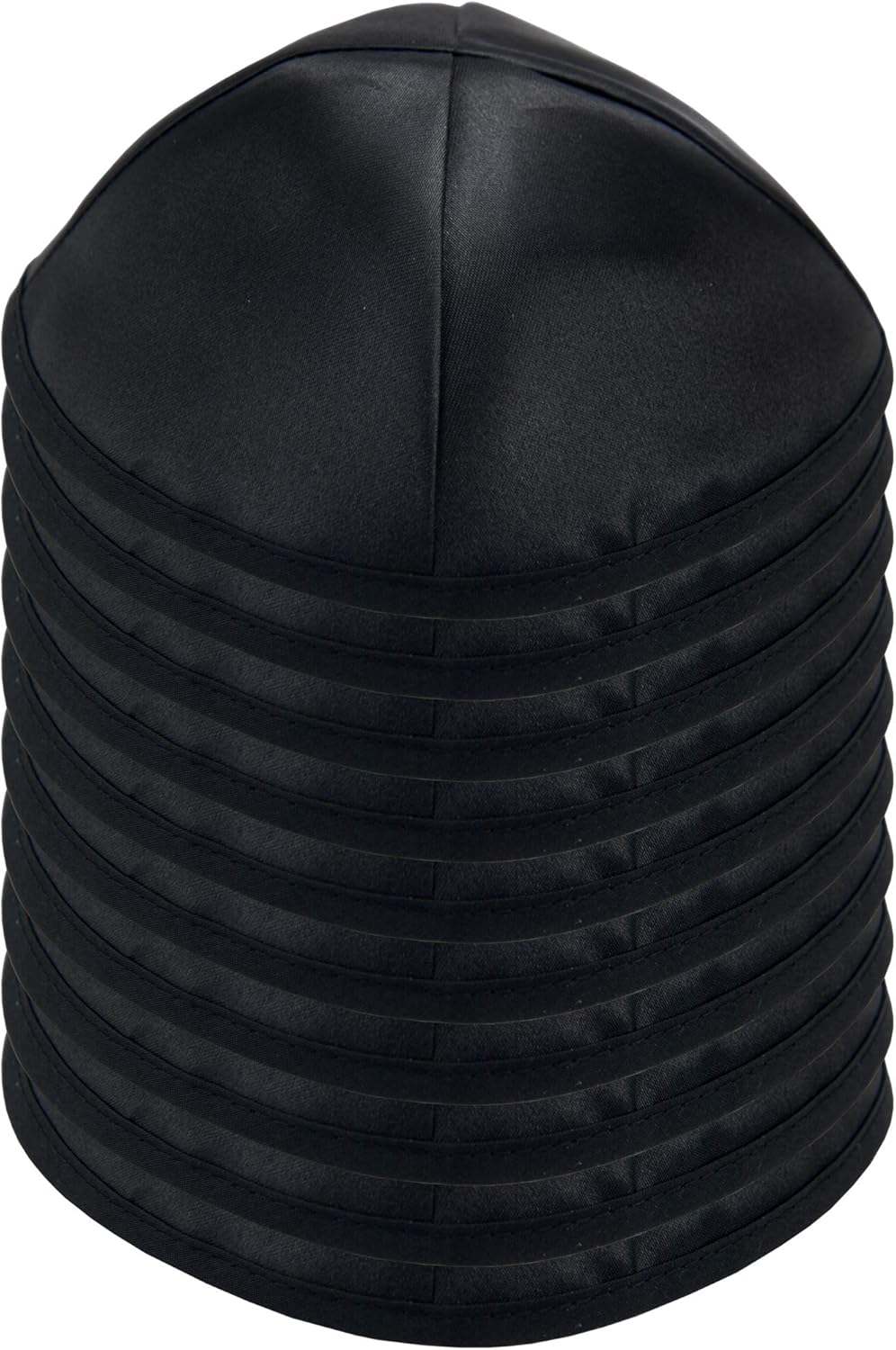 HolYudaica Pack of 10Pcs Hq 19/20CM Satin Kippah for Men