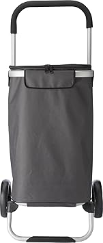 faltbarer Luxus-Einkaufstrolley mit integriertem Kühlfach - grau von sinsey