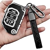 Sindeda for Jeep Key Fob Cover with Keychain Soft Full Protection Key Shell Key Case Compatible with Jeep Gladiator JT Sahara JLU 2018-2026 Wrangler JL JLU Rubicon (Silver)
