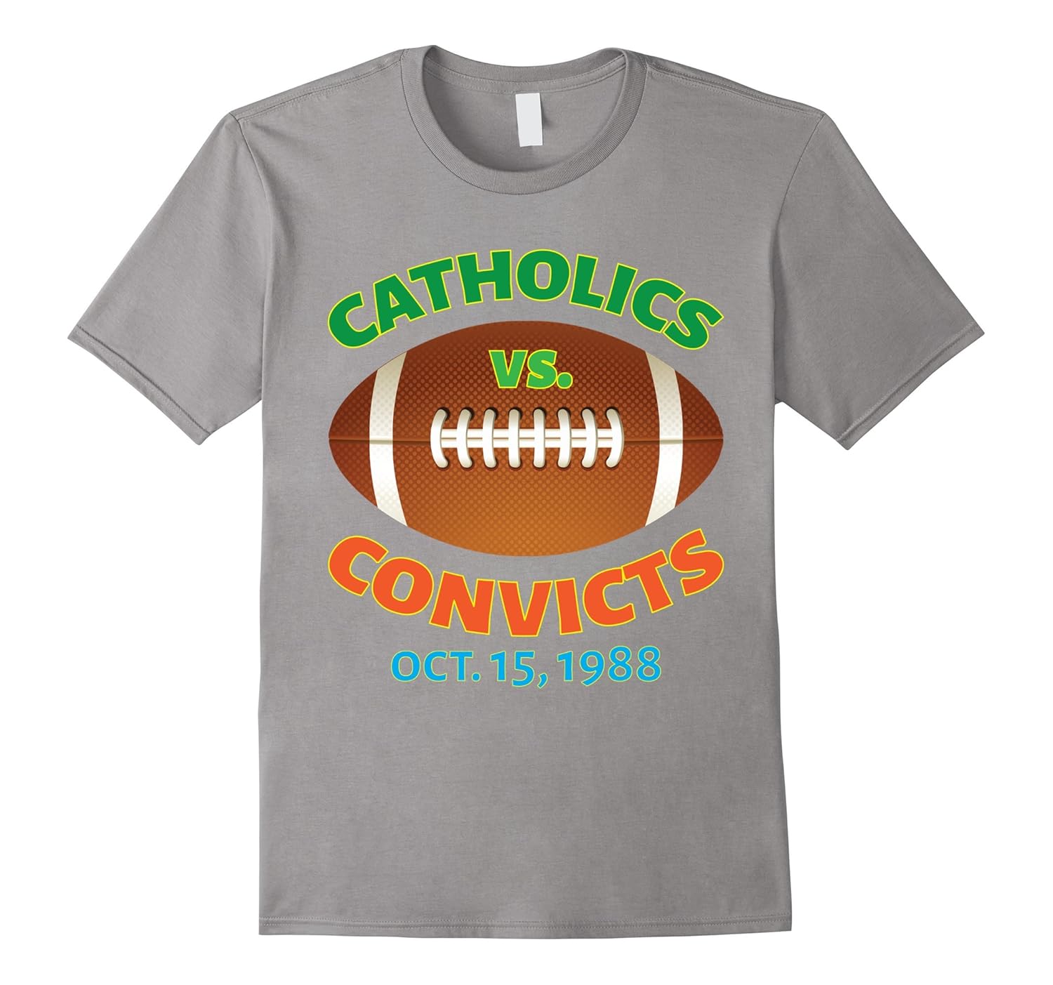 Vintage Catholics vs Convicts T Shirt-ANZ