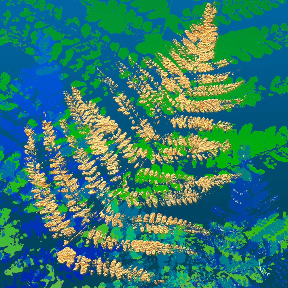 International Graphics - Finished Picture - Mira - ''Golden Glory II''- 30 x 30 cm - Direct printing on acrylic glass