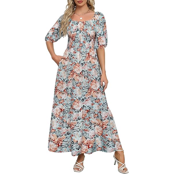 Plus Size One Shoulder Cut Out Chiffon Casual Maxi Dress Floral Holiday  Beach Long Dresses(Floral,S) at Amazon Women's Clothing store