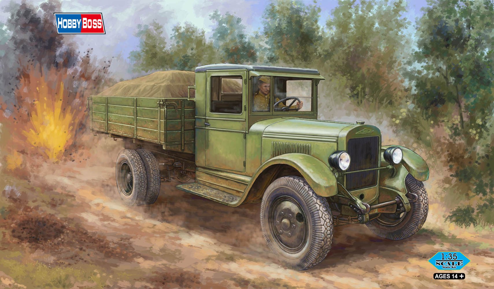 Hobby Boss 83885 – Model Kit Russian ZIS 5 Truck
