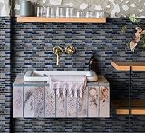 Art3d 10 Sheets Marble Peel Stick Backsplash Tiles 30x30cm Kitchen Bathroom Wall view 2