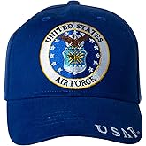 United States Air Force Logo Blue Hat Cap USAF