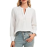 Womens Dressy Casual Shirt Long Sleeve Button Business Work Blouses Professional Tops Trendy Fall Outfits
