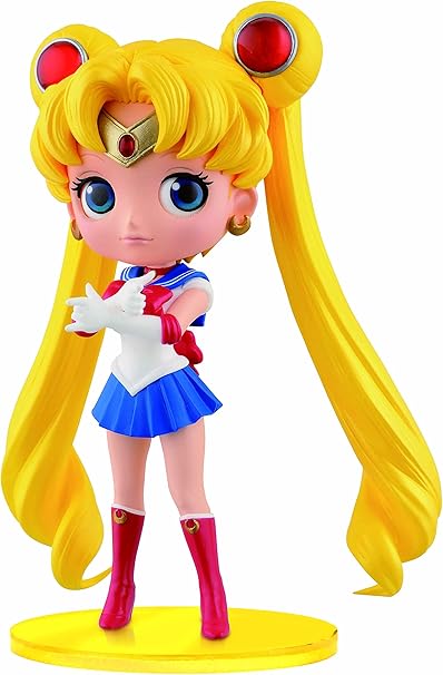 Amazon Com Banpresto Sailor Moon 5 5 Inch Q Posket Sailor Moon Figure Toys Games