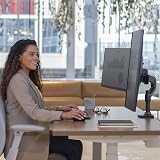 Ergotron LX Dual Direct Monitor Arm VESA Desk Mount for 2 Monitors up to 25 in view 4