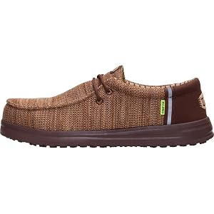 HEYDUDE Men's Wally Work CT | Metal-Free Composite Toe | Water-Repellent, Slip-Resistant Work Shoes | All-Day Comfort
