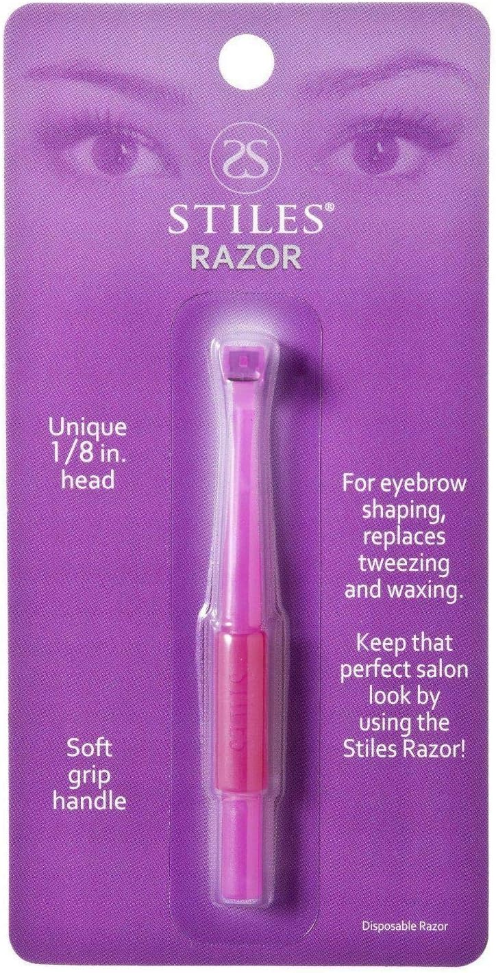 Stiles Narrow Blade Razor for Eyebrows Amazon.co.uk Health & Personal