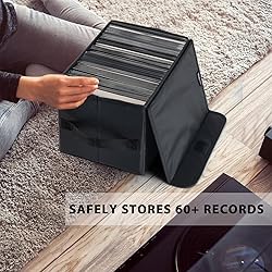 UENTIP Vinyl Record Storage Box for 7-inch Records