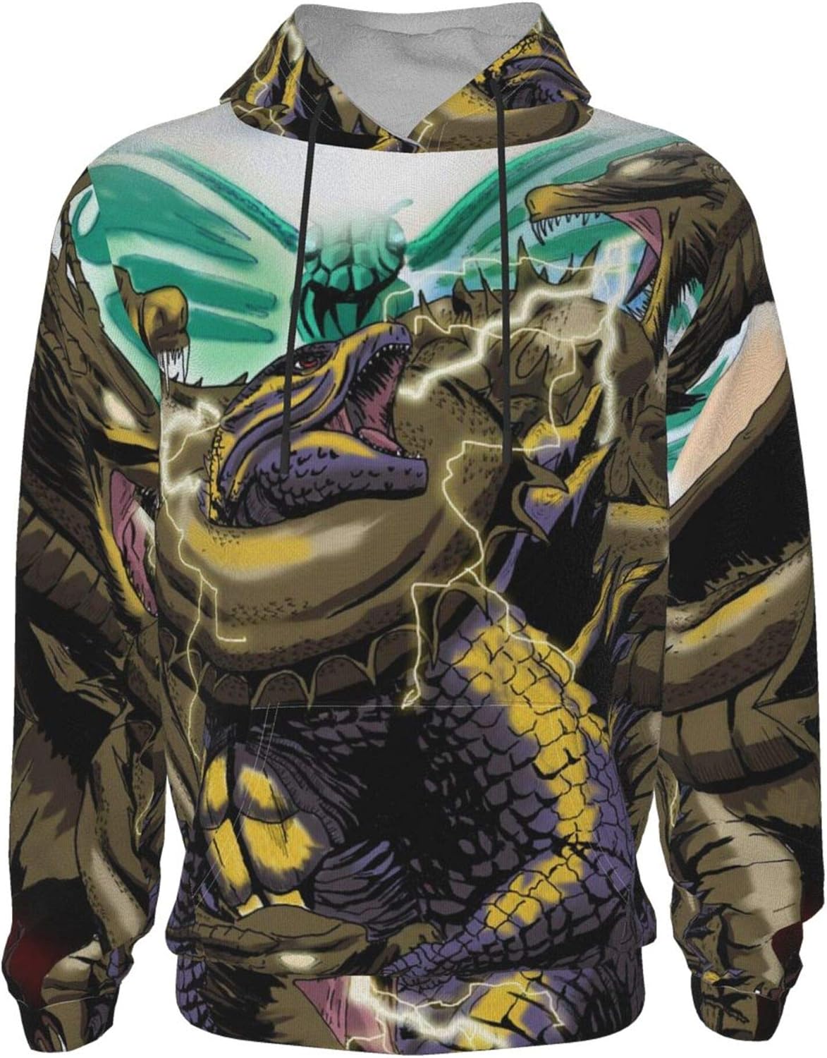 Amazon.com: Godzilla King of The Monsters Hoodies Casual 3D Print ...