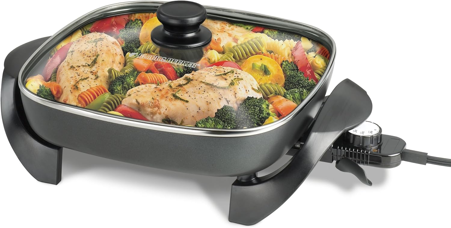 Black & Decker 12Inch Electric Skillet Amazon.ca Home & Kitchen