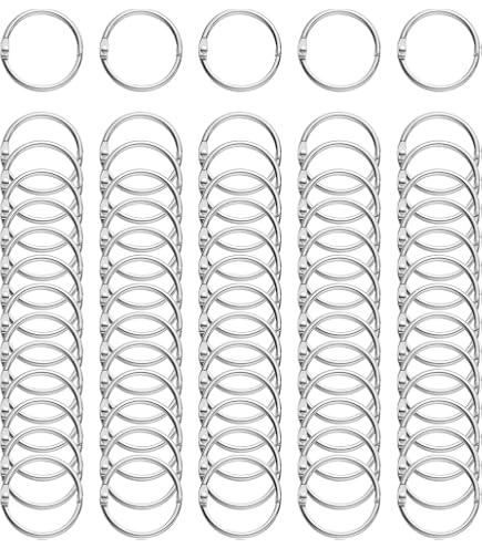 Anneaux De Reliure Métalliques - Lot De 20 Pièces - 25mm Pour Classeurs, Fiches Et Projets Créatifs