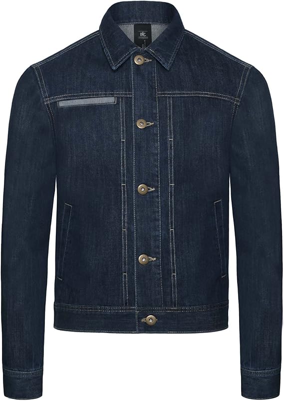 Amazon ビー アンド シー B C メンズ フレーム Gジャン ジージャン カジュアルデニムジャケット デニムトラッカージャケット デニムアウター ジーンズ素材 コート 上着 オーバー ジャンパー トップス 男性用 S ディープブルーデニム コート ジャケット 通販