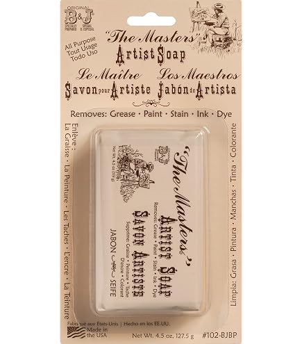 General Pencil Masters Artist's Soap | 4.5 Unzen | Pinselseife Für Künstler | Reinigt Pinsel & Hände