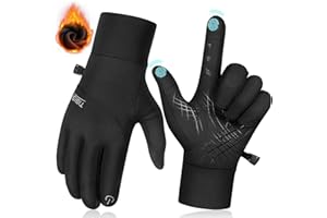 Warm Winter Gloves, Running Gloves Mens Womens Thermal Lightweight Anti-Slip Touchscreen Runing Driving Gloves