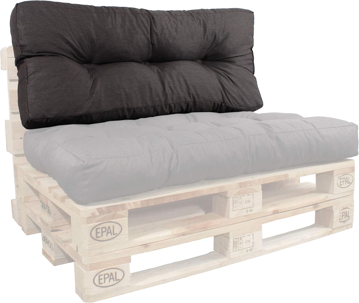 Rückenlehne Palettensofa _ Palettenlounge selber bauen – DKRISP