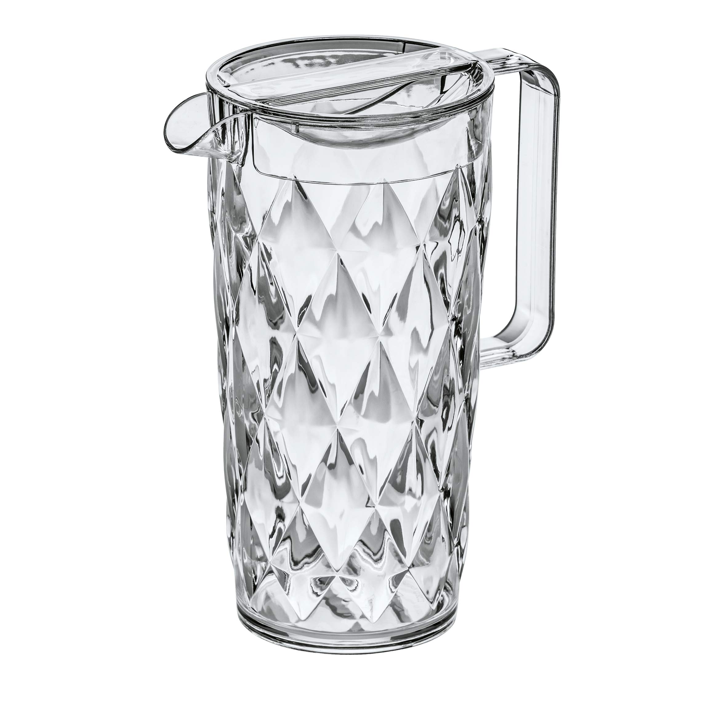 Koziol Crystal Pitcher, Transparent, 1.6 Litre