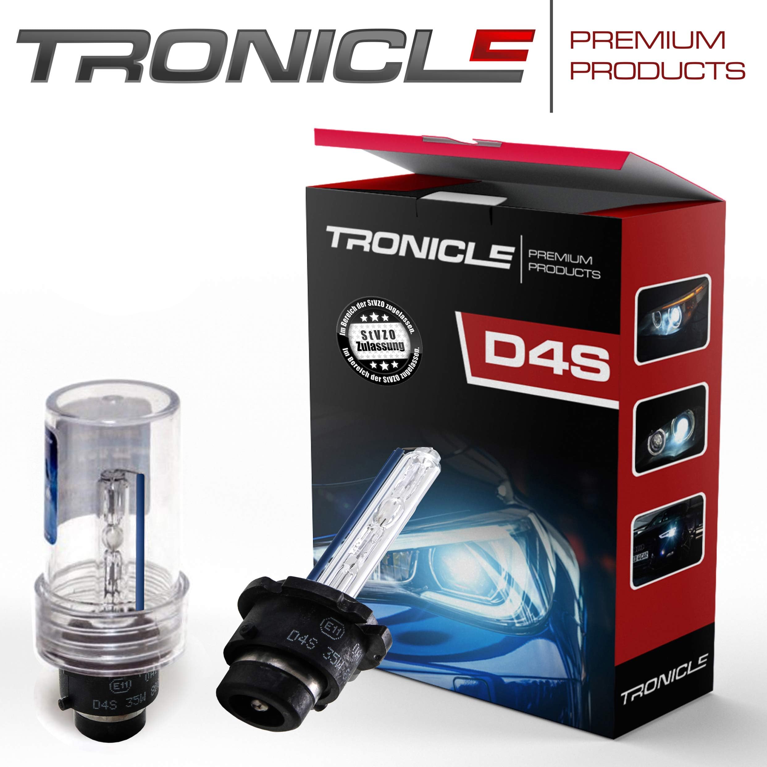 Tronicle Xenon Burner Total Set D4S 6000 K Diamond White 6000 Kelvin