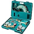 Oxygen Acetylene Torch Kit Gas Cutting Torch and Welding Kit Portable Oxy Brazing Welder Tool Set Cutting Torch Set CGA540 and CGA510