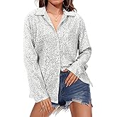 Zando Sequin Tops for Women Sequin Top Sparkly Tops for Women Sparkle Tops for Women Button Down Shirt Casual Party Club