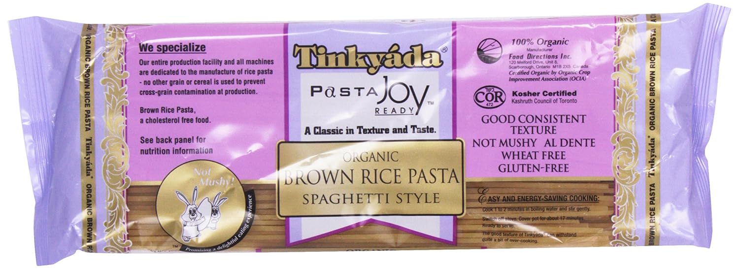 Tinkyada Organic brown Rice pasta - spaghetti style (621683020156)