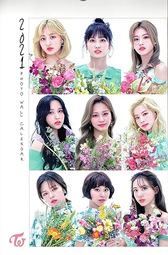 Amazon 韓国 K Pop Twice トゥワイス 21年カレンダー 壁掛けカレンダー 令和3年 カレンダー Yearly Calendar シート1枚付き アイドル 芸能人グッズ 通販