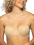 Vanity Fair Women's Gel Touch Strapless Push Up Bra