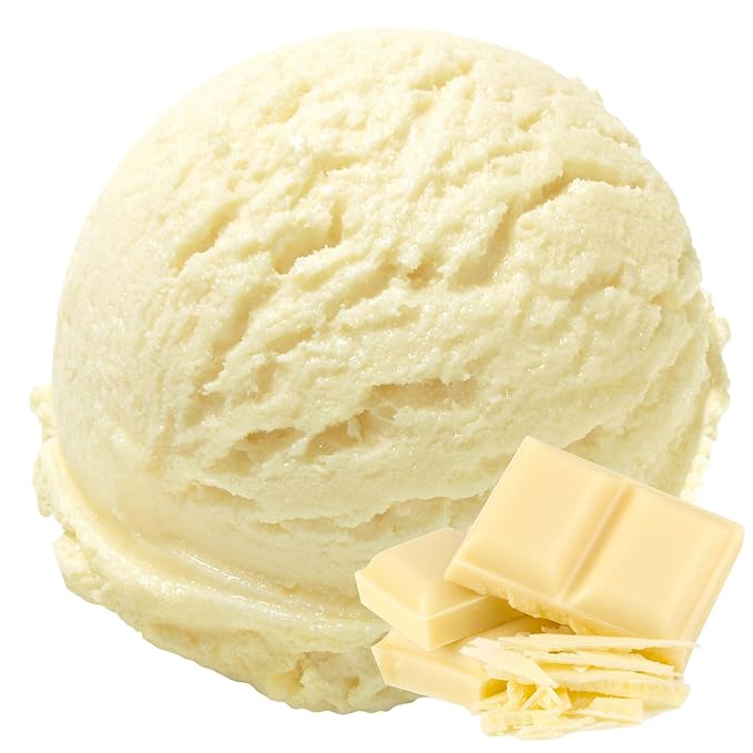 White Chocolate Flavor 1 Kg Gino Gelati Ice Cream Soft Powder for your ice cream maker Amazon
