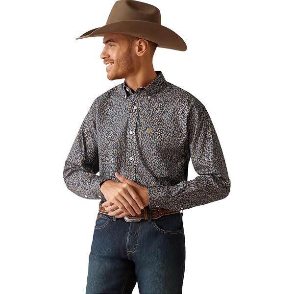 ARIAT Men's Pro Series Ezra Classic Fit Shirt - Moisture Wicking Performance Work Shirt - View #11
