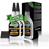 Thick Super CA Glue Kit 4.6 oz for Wood Metal Plastic Shoe Ceramic Leather | Heavy Duty Clear Superglue, Strength Instant Cyanoacrylate Adhesive for Woodworking Large Gap Crafts Archery Fletching