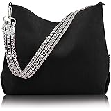 Prite Women’s Corduroy Tote Bag with Zipper, Stylish Shoulder Bag with Adjustment Straps for Work, Travel, Daily Use